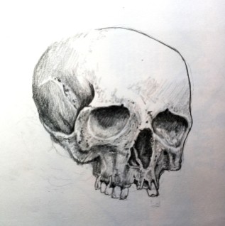 The Skull - Graphite