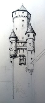 Turretted Tower - Graphite