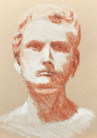 Sketch - Bust of a Man
